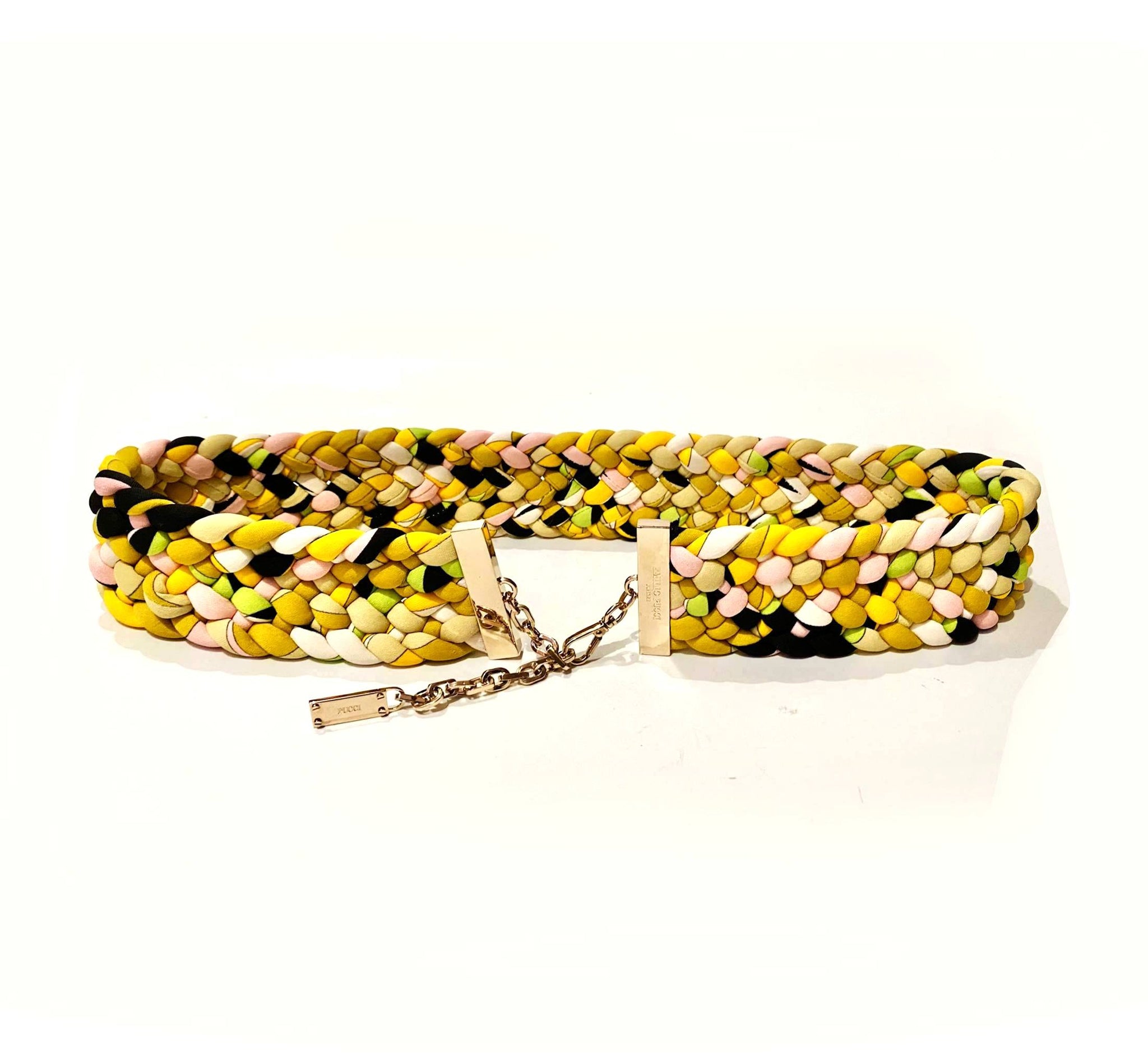 Emilio Pucci Braided Multicolour Belt - STYLE - CHNGR