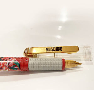 1980s Moschino Flower Print Fountain Pen - STYLE - CHNGR