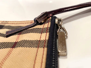 1990s Burberry Pocket Shaped  Wristlet Pouch - STYLE-CHNGR