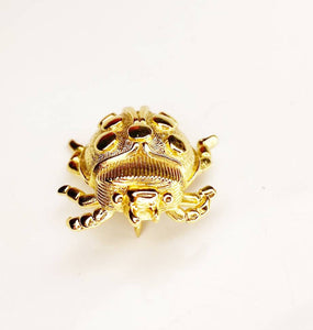 1980s Christian Dior Ladybird Gold Plated Vintage Pin Brooch - STYLE - CHNGR