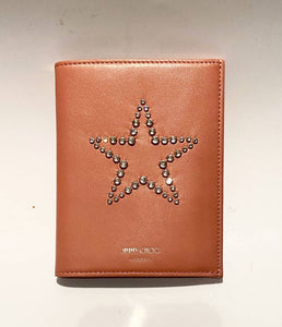 Jimmy Choo Pink Nappa Leather 'Analya' Star Passport Holder - STYLE - CHNGR