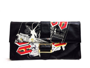 1990s DOLCE & GABBANA ROCK BAND BLACK LARGE ENVELOPPE BAG - style - CHNGR