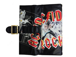 1990s DOLCE & GABBANA ROCK BAND BLACK LARGE ENVELOPPE BAG - style - CHNGR