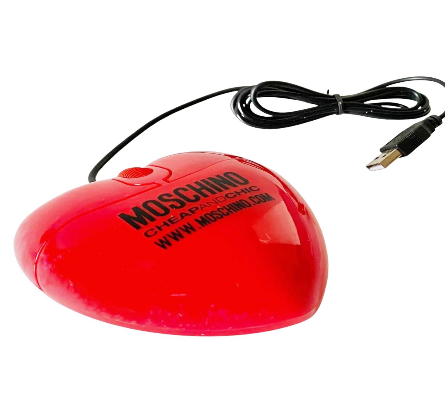 2000s Moschino Heart shape Computer Mouse - style - CHNGR