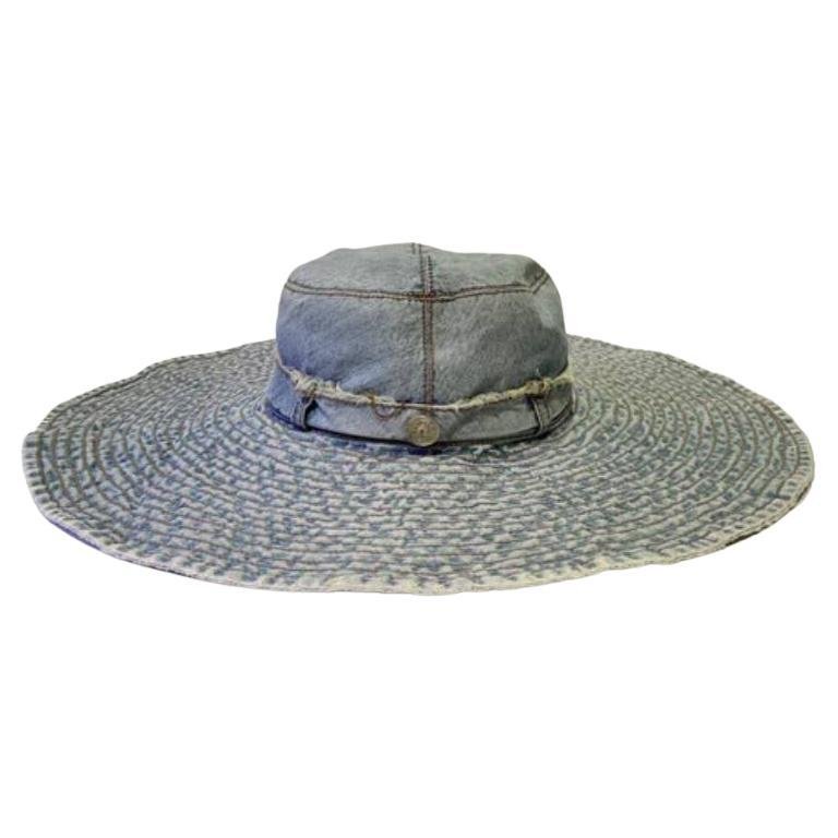 2000s CHRISTIAN DIOR DENIM SUN HAT - style - CHNGR